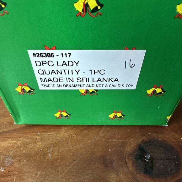 Grolier Disney Lady Porcelain Treasures Ornament In Box - Picture 5 of 5